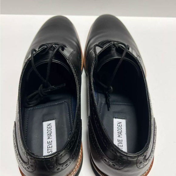 Steve Madden Womens Monrroe Oxford Black Size 11.5 M main image 6